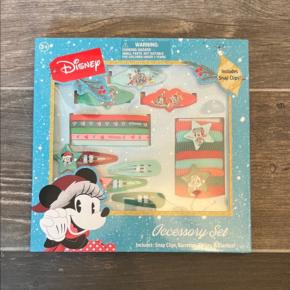 Disney Minnie Mouse Hair Accessory Set - Red, Green, Pink